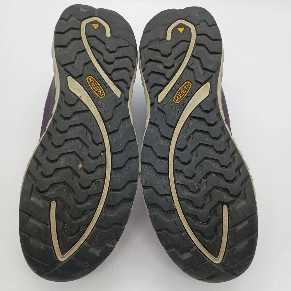 Keen Utility Tempe Carbon Toe Work‎ Shoes Men's 12 Purple Black Safety